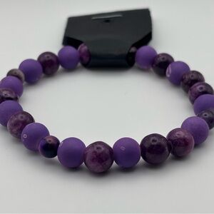 Purple Beaded Bracelet